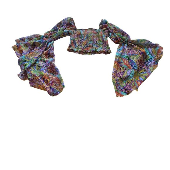 Live 4 Truth Butterfly Sleeve Top Boho Hippie Women's Size XLarge - Picture 9 of 9